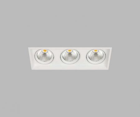 3X10W Sıva Altı Kare Gömme Armatürler MORI